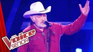 George Strait - Amarillo By Morning (Lutz Adam) | The Voice Senior | Blind Audition