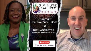“5 Minute Salute” with Kit Lancaster of Sterling Edge Financial hosted by Hellena Pugh
