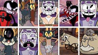 All Cuphead Fan Made Bosses Knockout Animations , Intros & Transformations