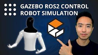 ROS2 Gazebo Tutorial Robot Simulation with ROS2 Control  (Custom Robot Arm Simulation!)