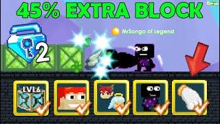 Farming 50DLs Block with OP GALAXY SKIN + LEVEL 6 ANCESTRAL! OMG!! | GrowTopia