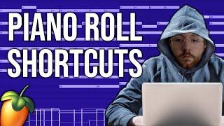 Die wichtigsten PIANO ROLL SHORTCUTS für FL Studio | Fl Studio Tutorial Deutsch / German