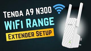 Tenda A9 N300 WiFi Range Extender Setup