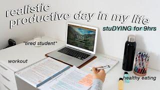 A VERY LONG STUDY DAY - how I stick to my study schedule, watching 5 lectures and working out 