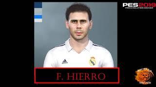 Fernando Hierro face PES 2018/2019/2020 by MictlanTheGod