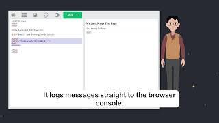 JavaScript Output - Part 4 - console.log() - #w3schools #javascript #programming