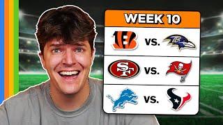 Predicting Every Week 10 NFL Game