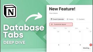 Notion's NEW Tabbed Layout! | Step by Step Tutorial, Pros & Cons
