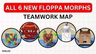 How To Find All 6 New Floppas in Teamwork Map | Roblox Find The Floppa Morphs