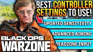 WARZONE: New BEST CONTROLLER SETTINGS To Use! (Best Aiming, Sensitivity, & Deadzone Settings)