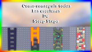 Como conseguir todas las skins de escaleras en Steep Steps | Roblox