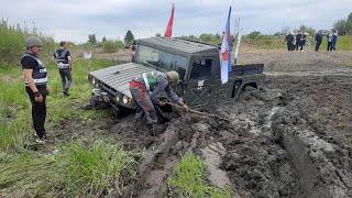 Военный Toyota Mega Cruiser на соревнованиях RFC! Jimny, Rocky, ЛУАЗ, УАЗ, Delica. День 2, ч. 1