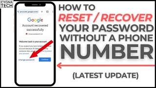 How To Reset Your Google Password | How To Recover Gmail Account Without Code & Phone Number