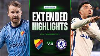 Djurgården vs. Chelsea: Extended Highlights | UECL Semi-final Leg 1 | CBS Sports Golazo - Europe