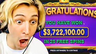 xQc Wins $3,700,000 on Starlight Princess Slots!