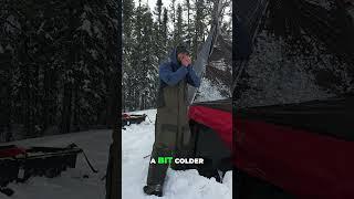 Winter Camping Survival: Building a Shelter & Hunting in the Snow!