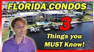 DON'T BUY A CONDO in Cape Coral or SW Florida without checking these first!