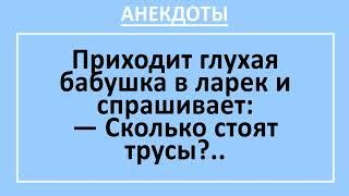 Глухая бабушка покупает трусы. Сборник смешных анекдотов! Веселые анекдоты обо всем.