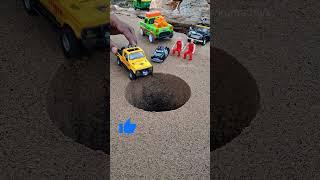 new green car near cars to deep pit #jcb #jcpbackhoe #jcbjcb #jcp #jcbgadi