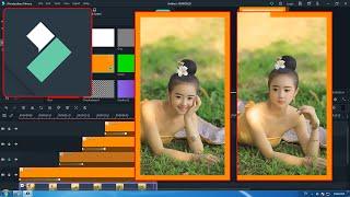 Make square circle running around video with Filmora | How to make Progress Bar in Filmora