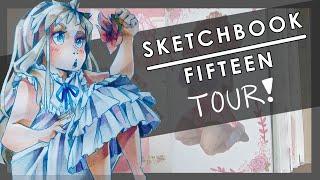 Tour of my HOMEMADE SKETCHBOOK | Sketchbook Fifteen