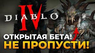 Открытая БЕТА DIABLO 4 не пропусти! ДОСТУПНА ДЛЯ РФ