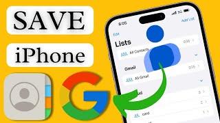 How to Save iPhone Contacts to Google Account? Sync iPhone Contacts to Gmail Account