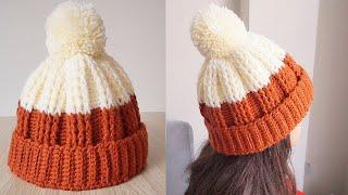 (Nuevo Diseño) Gorro Tejido a crochet para NIÑOS y ADULTOS‼