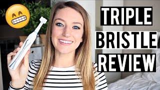 Triple Bristle Toothbrush Review and Demo- GIVEAWAY CLOSED