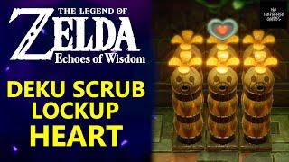 Zelda Echoes of Wisdom Deku Scrub Lockup Piece of Heart - How to Reach