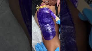 Underarm Waxing with Sexy Smooth Hypnotic Purple Seduction Hard Wax | @waxingqueenadventures