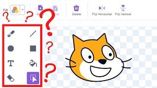 How to use the bitmap image tools in Scratch