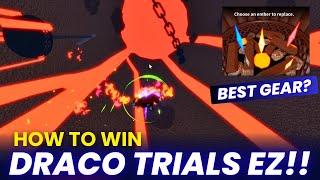 Best Way to Complete Draco Trials And Best Gear Choice for Draco Race V4 in Blox Fruits