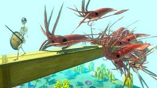 NEW UPDATE COLOSSAL SQUID WHO CAN ESCAPE - Animal Revolt Battle Simulator ARBS