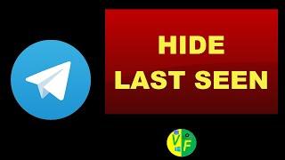 How to hide last seen of telegram in 40 seconds  Hide information on telegram when was last online