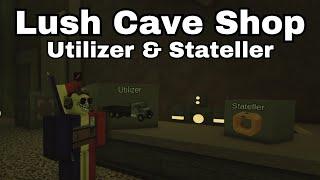 Lush Cave Shop and Utilizer & Stateller location - Refinery Caves 2 (Roblox)