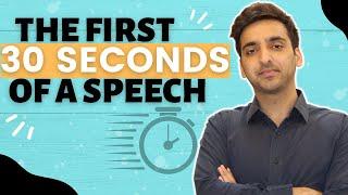 Speech Openings: 3 Ways to Grab Your Audience’s Attention in the First 30 Seconds