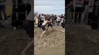 PLAYBOY ROCCO vs Beach Wrestlers !!!