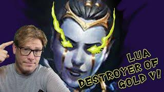 Lua! Mid and End Game Builds - Masteries! Destroys Gold 5 Arena! Raid Shadow Legends by Clam Boss!