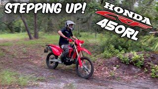 When is it time to go with a dual-sport motorcycle? For me, it's NOW and it's a 2022 Honda CRF450RL!