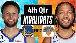 Golden State Warriors vs. New York Knicks Full Highlights 4th Qtr P2 | Mar 4 | 2025 NBA Highlights