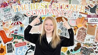 How I grew my multi-million dollar stationery business: my FAVORITE sticker manufacturer!!