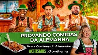 PROVANDO E DANDO NOTAS PRA COMIDAS DA ALEMANHA | #3CONTINENTES #66