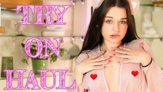 See-Through Try On Haul | Try-On Haul At The Mall 2024 | Micro Bikini Try on haul