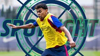  SPOTLIGHT ON: LAMINE YAMAL in TRAINING | FC Barcelona 