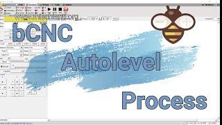 Demo of complete probe autolevel process bCNC CNC Cyclone PCB factory