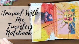 Journal with me in my Sojourner Travelers Notebook | Create Your Own Sunshine