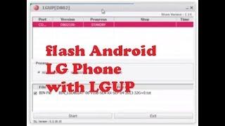 How to Flash Stock ROM | Firmware LG Phone with LGUP (KDZ | TOT method)