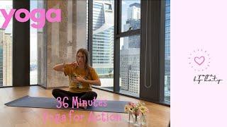 Yoga Flow for Action | Dharmachakra Mudra | Half Moon Pose 