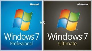 Windows 7 Professional vs Ultimate Comparison!